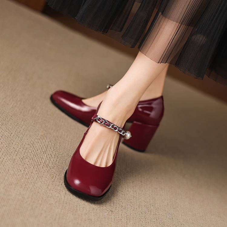 Vessa Genuine Leather Heels