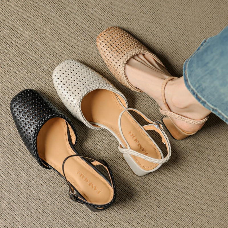 Orelia Genuine Leather Heels