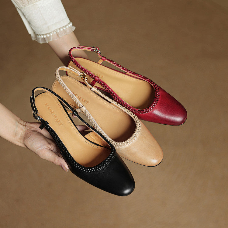 Bella Genuine Leather Heels