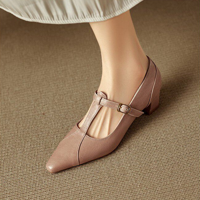 Veloria Genuine Leather Heels