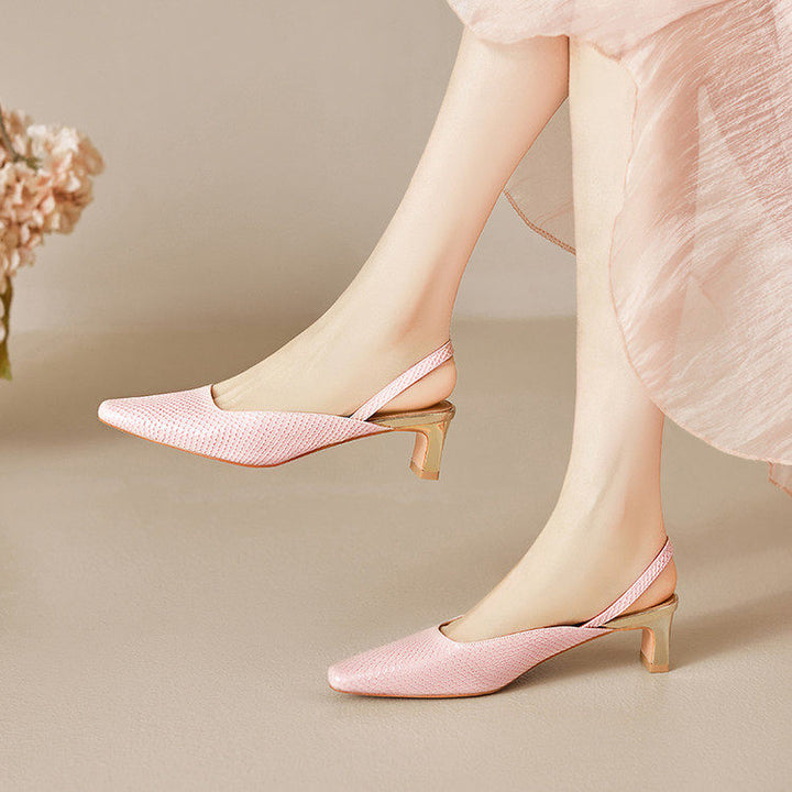 Lesta Genuine Leather Heels