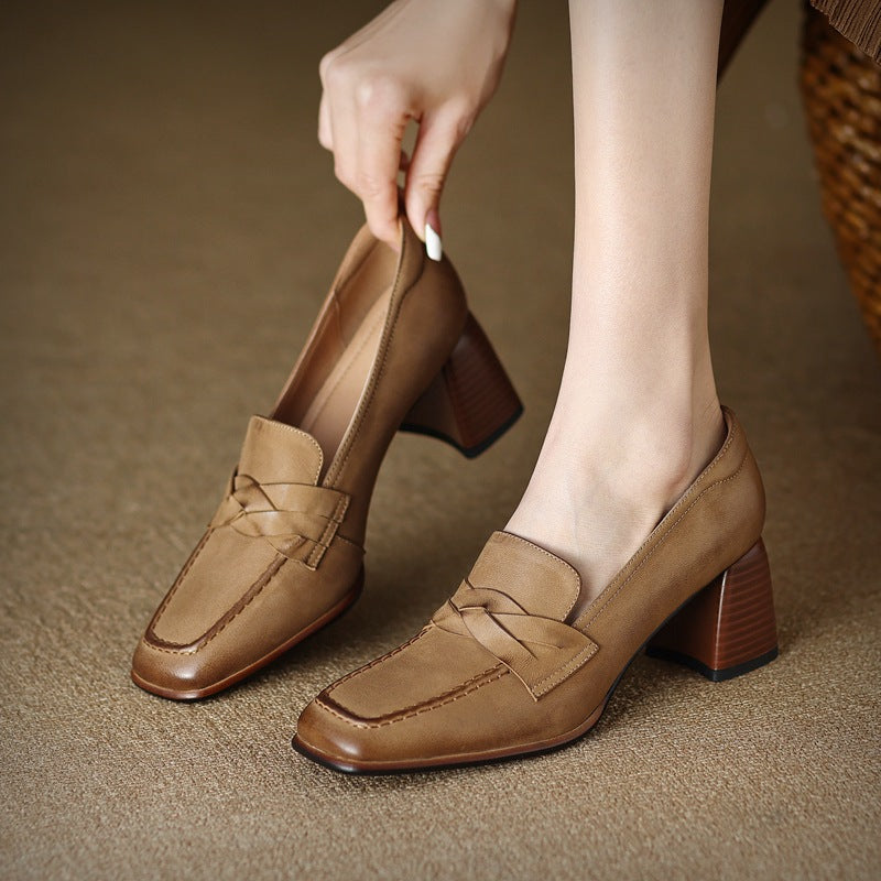 Valenne Genuine Leather Heels