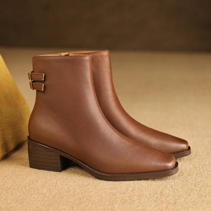 Lina Genuine Leather Boots