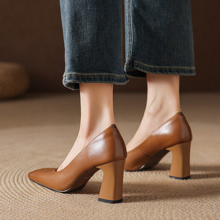 Vella Genuine Leather Heels