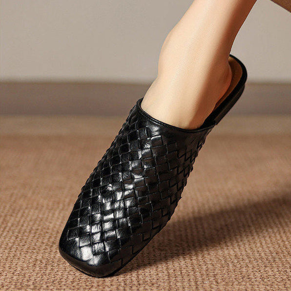 Varelina Genuine Leather Mules