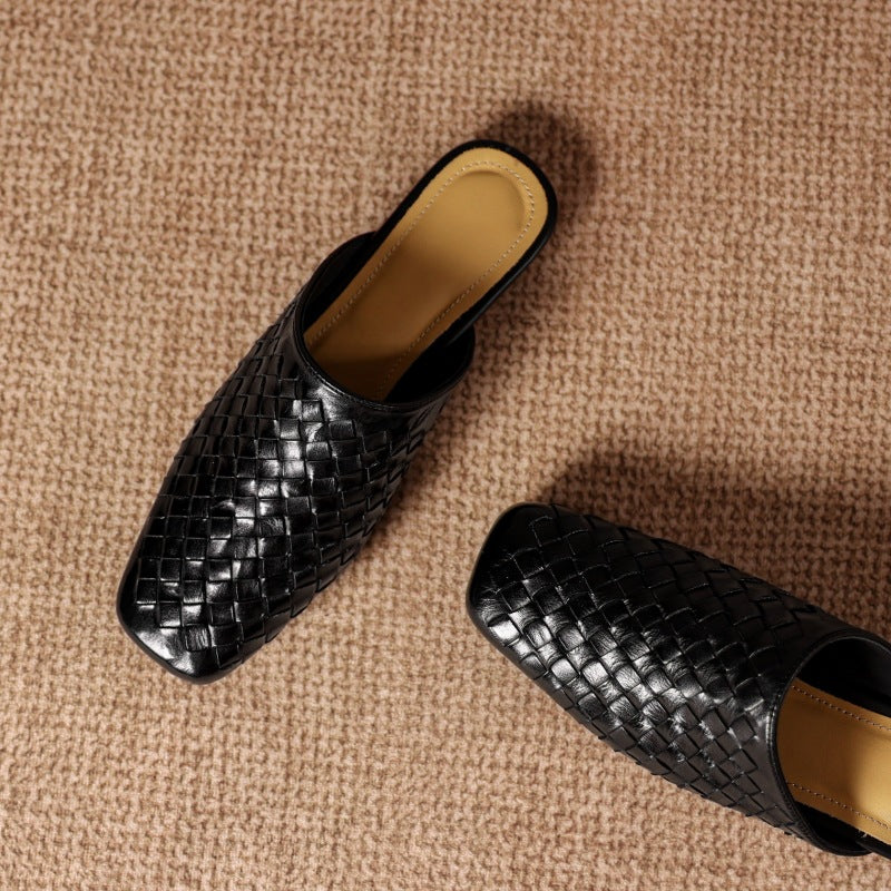 Varelina Genuine Leather Mules