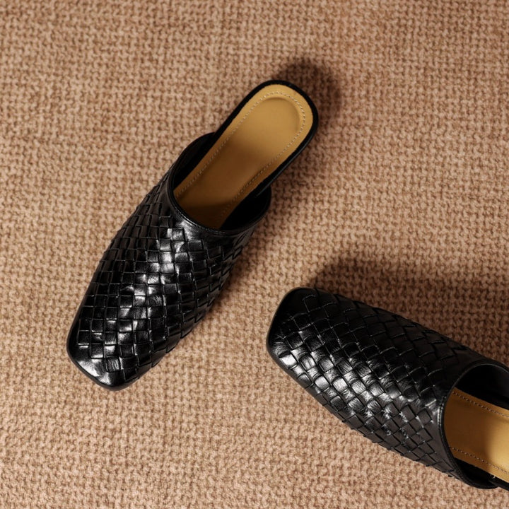 Varelina Genuine Leather Mules
