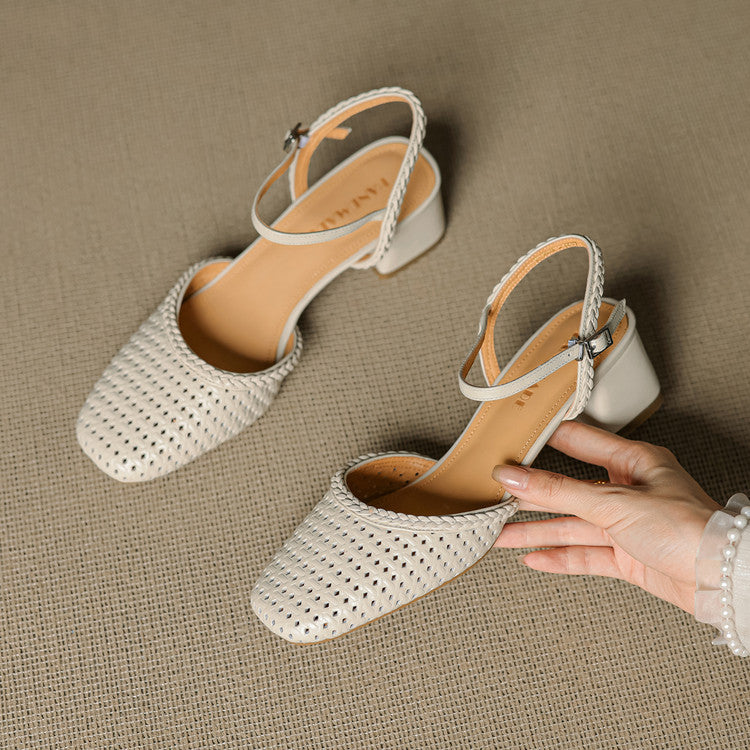 Orelia Genuine Leather Heels
