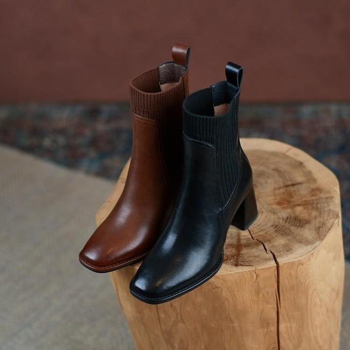 Elara Leather Boots