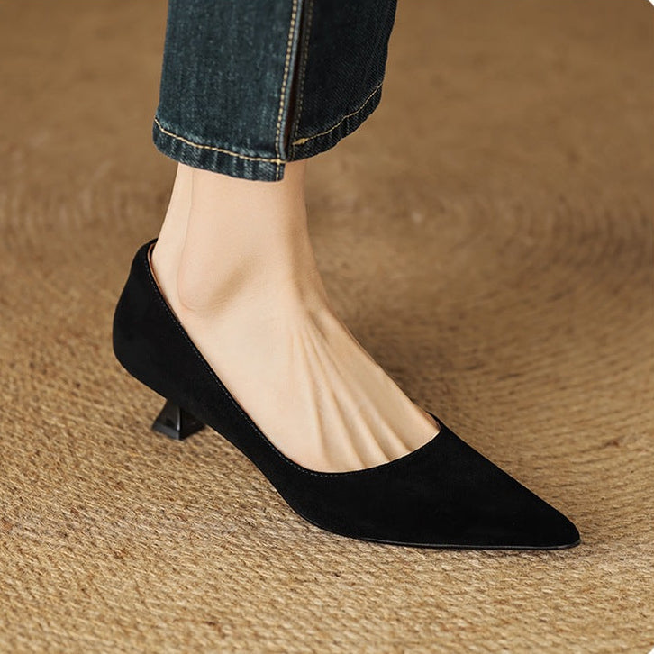Orlen Genuine Suede Heels