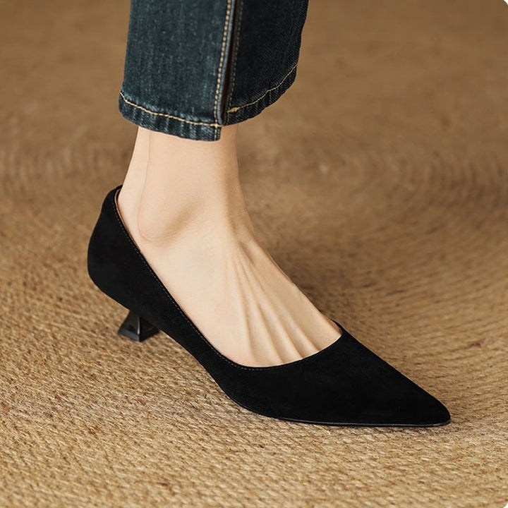 Orlen Genuine Suede Heels