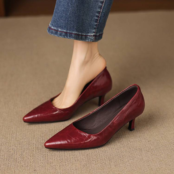 Verona Genuine Leather Heels