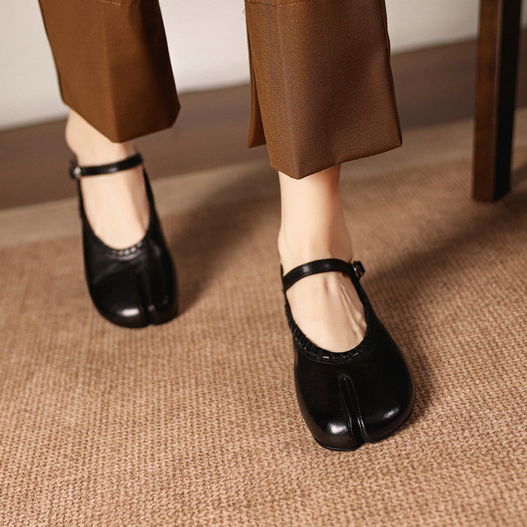 Carmela Genuine Leather Flats