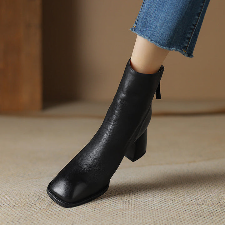 Calisse Genuine Leather Boots