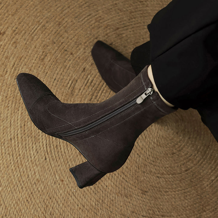 Sari Genuine Suede Boots