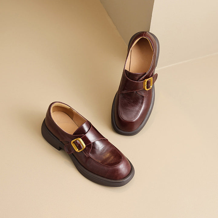 Vellé Genuine Leather Loafers