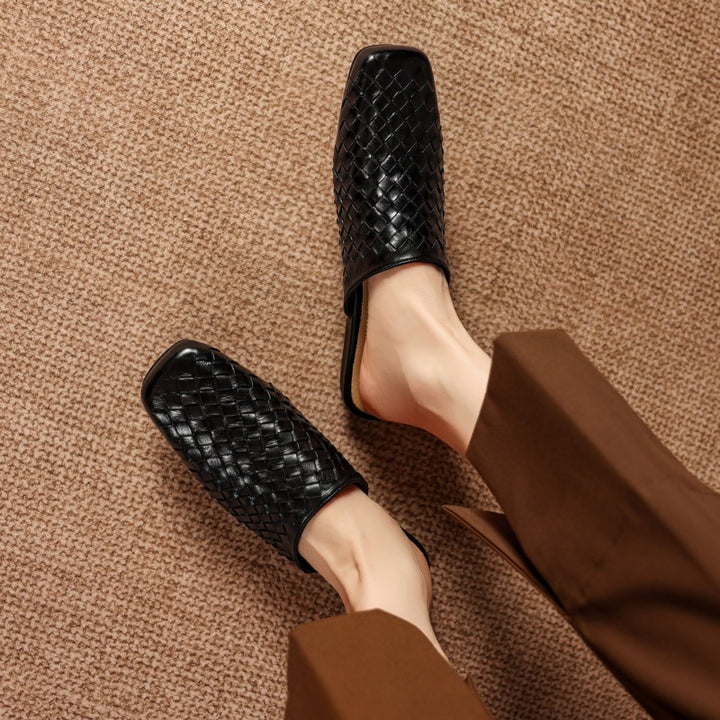 Varelina Genuine Leather Mules
