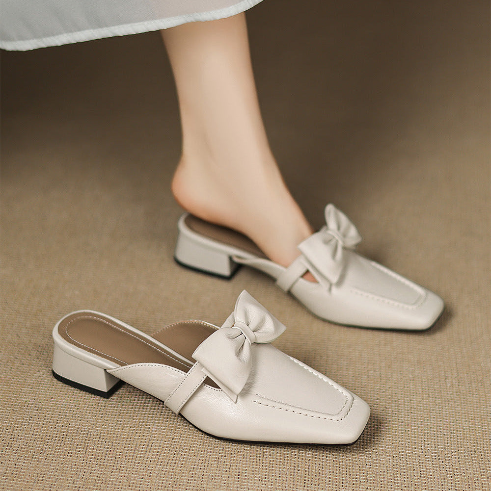 Mireva Genuine Leather Mules