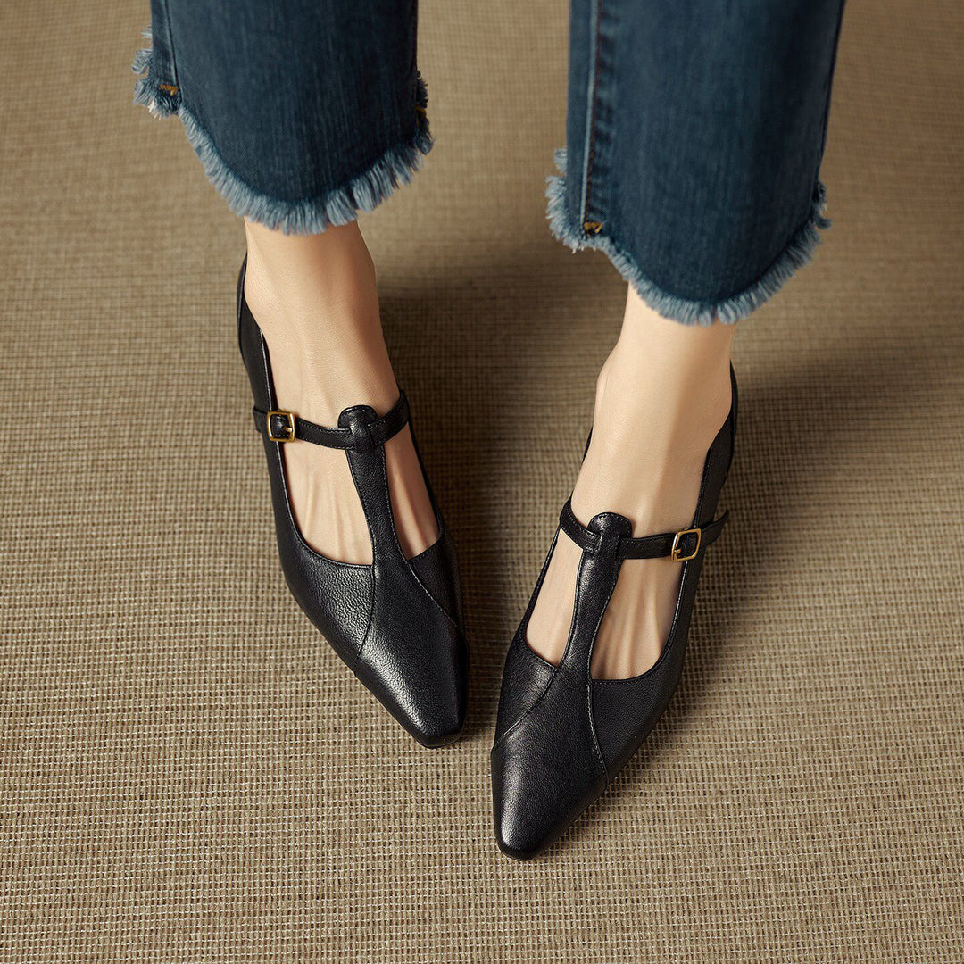 Veloria Genuine Leather Heels