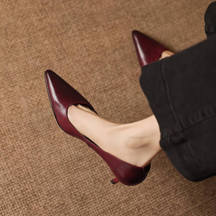 Riva Genuine Leather Heels
