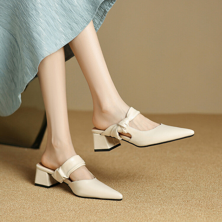 Noressa Leather Mules