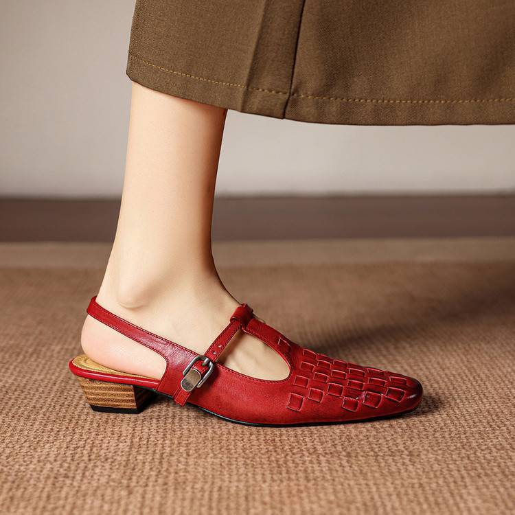 Lietta Genuine Leather Heels