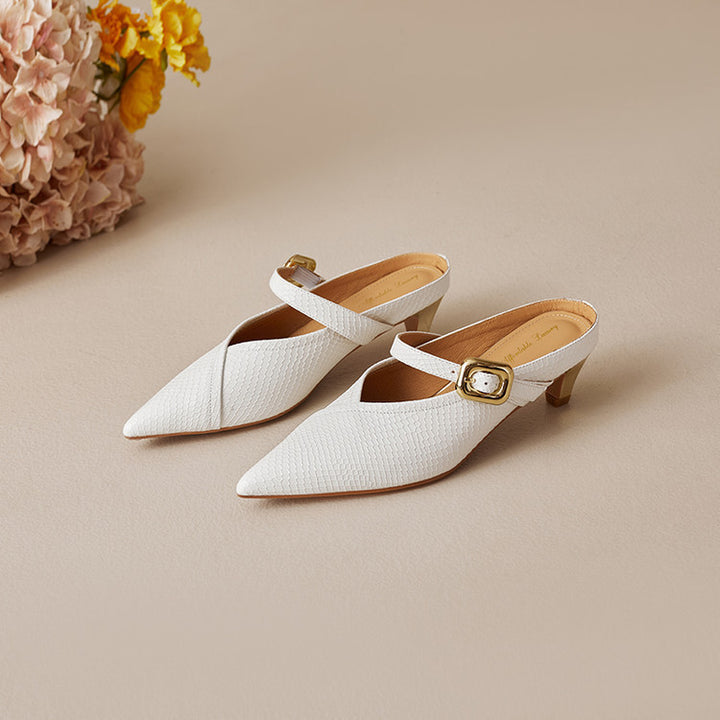 Maribelle Genuine Leather Heels