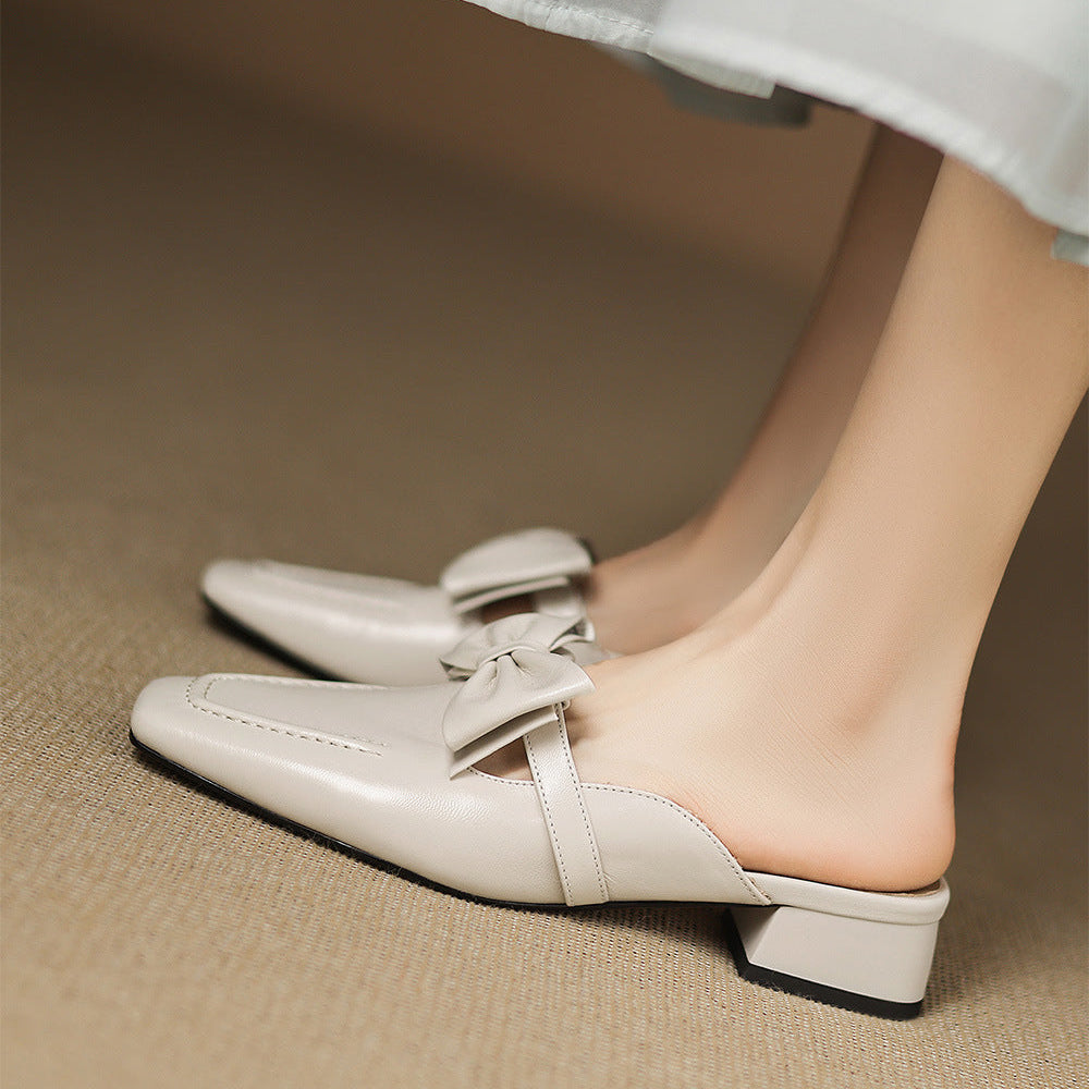 Mireva Genuine Leather Mules