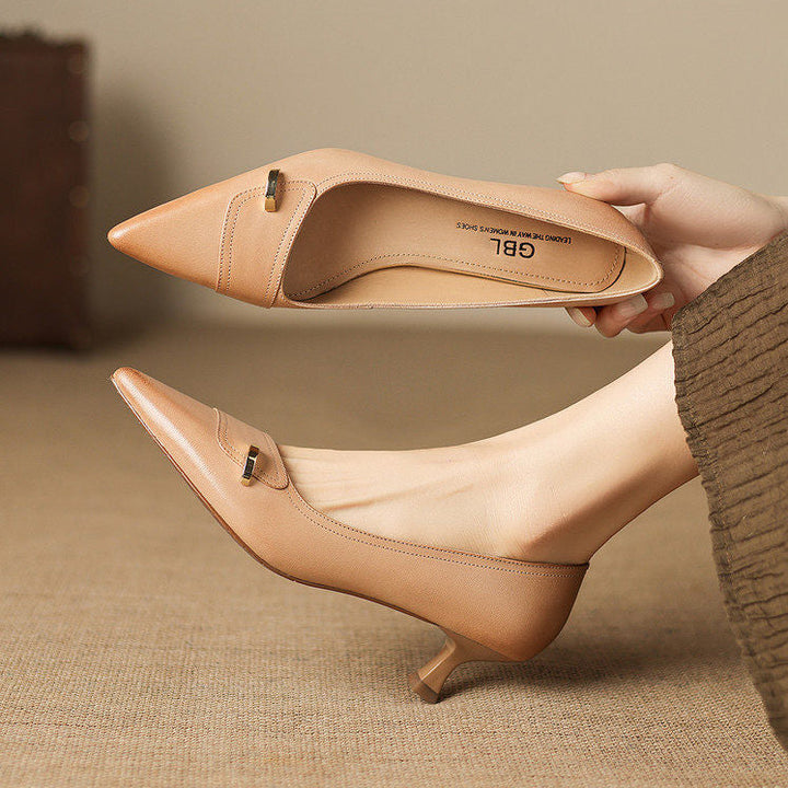 Verena Genuine Leather Heels
