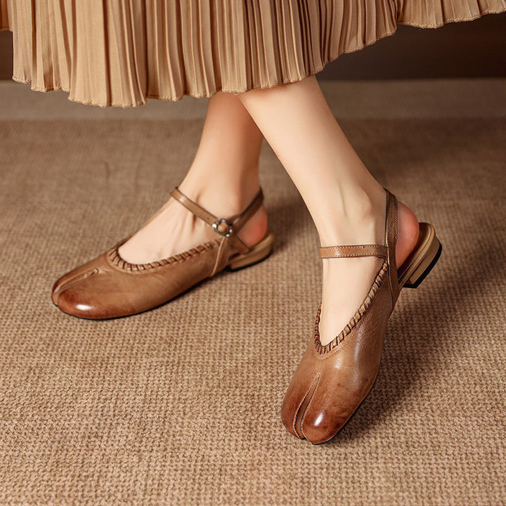 Carmela Genuine Leather Flats