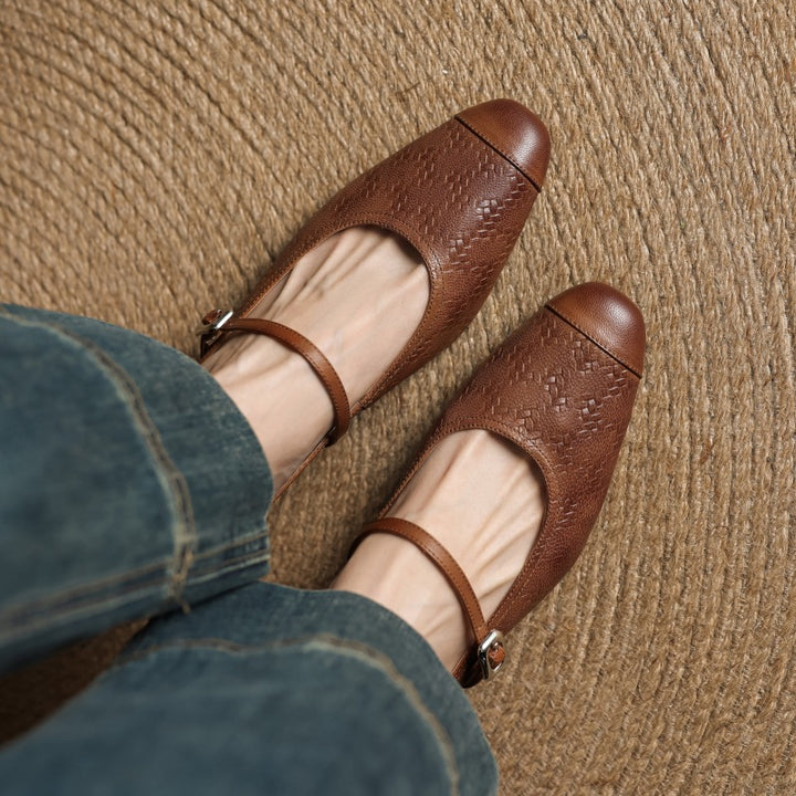 Vivette Genuine Leather Mules