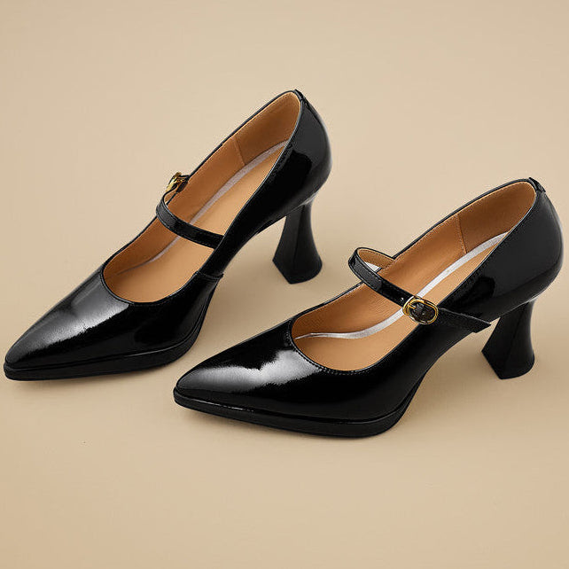 Grazia Genuine Leather Heels