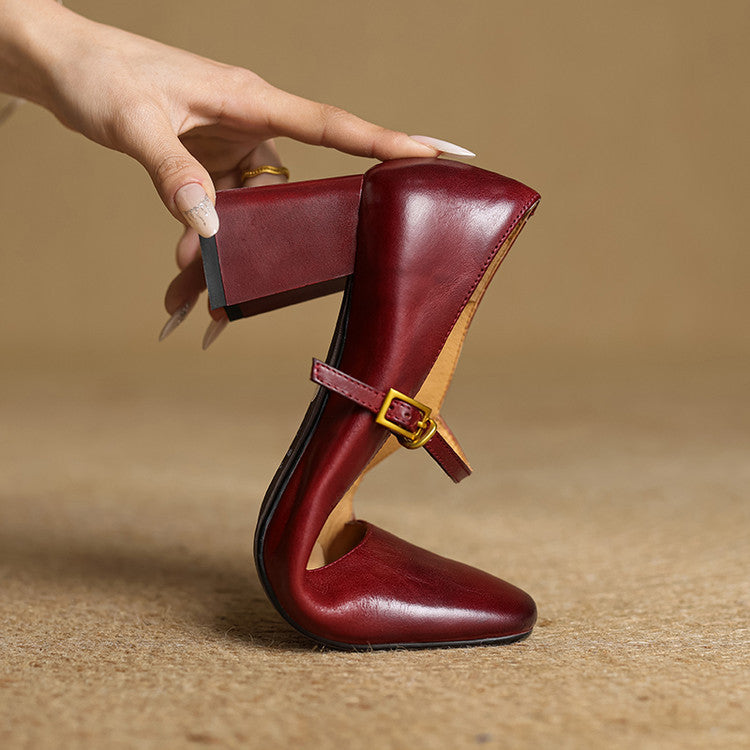 Solmar Genuine Leather Heels