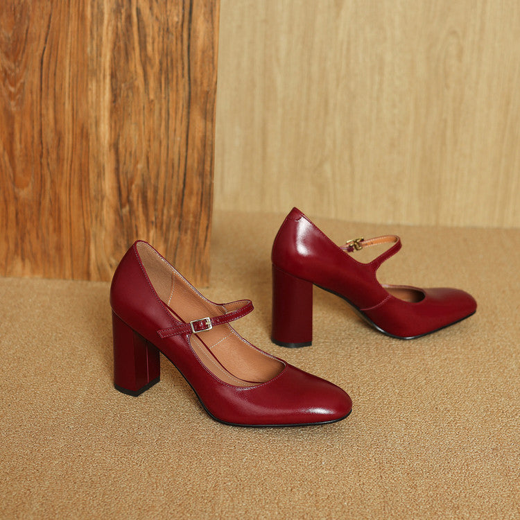Capri Genuine Leather Heels