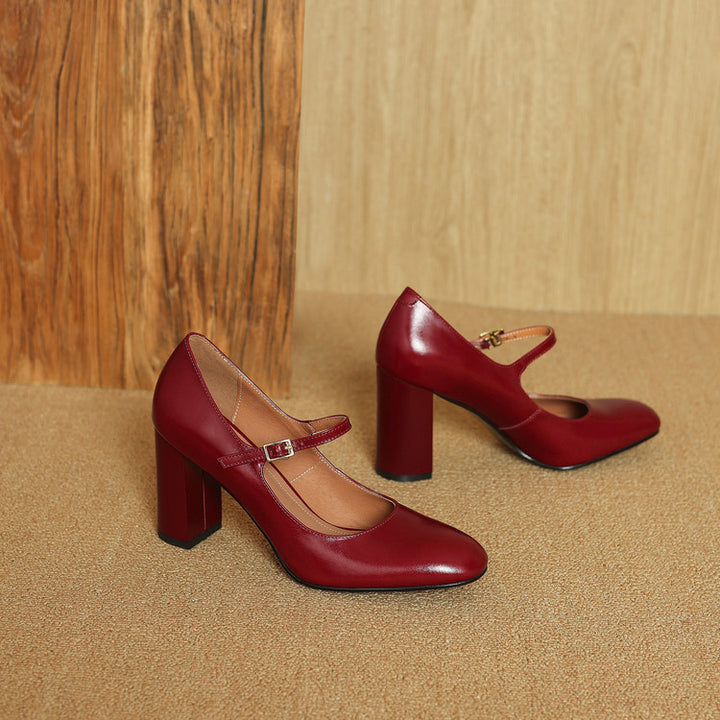 Capri Genuine Leather Heels