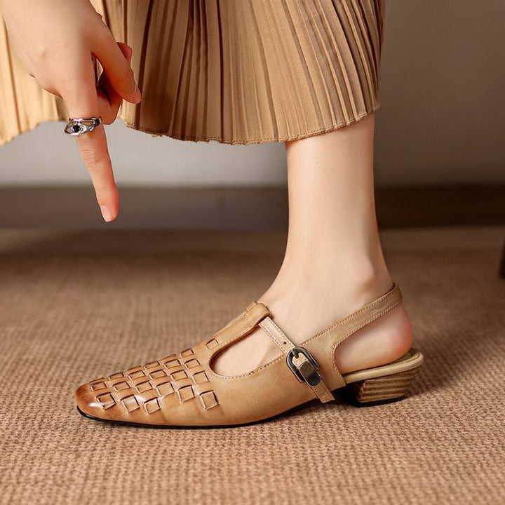 Lietta Genuine Leather Heels