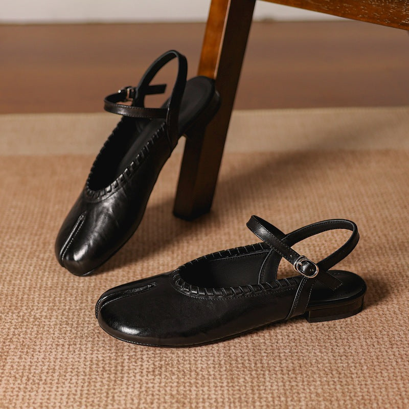 Carmela Genuine Leather Flats