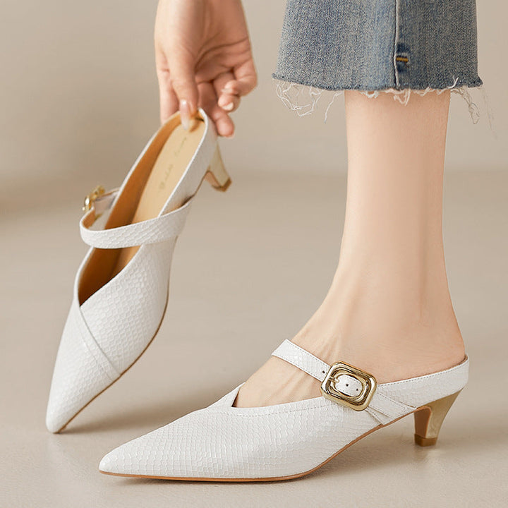 Maribelle Genuine Leather Heels