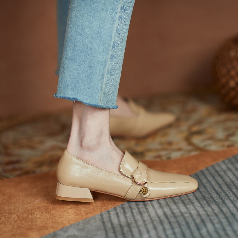 Marcelline Genuine Leather Loafers