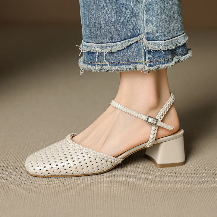 Orelia Genuine Leather Heels