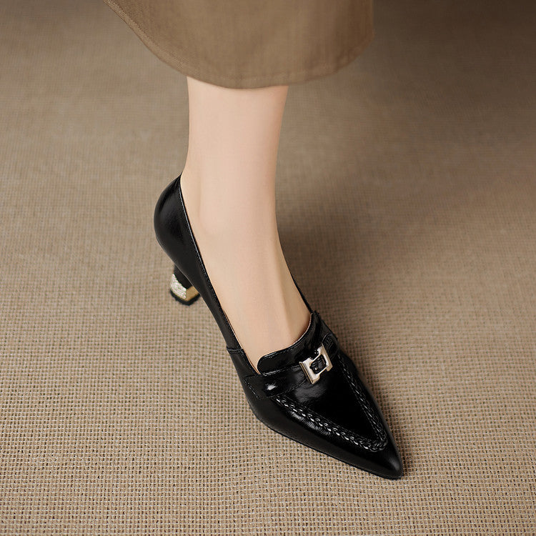 Eris Genuine Leather Heels