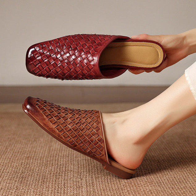 Varelina Genuine Leather Mules