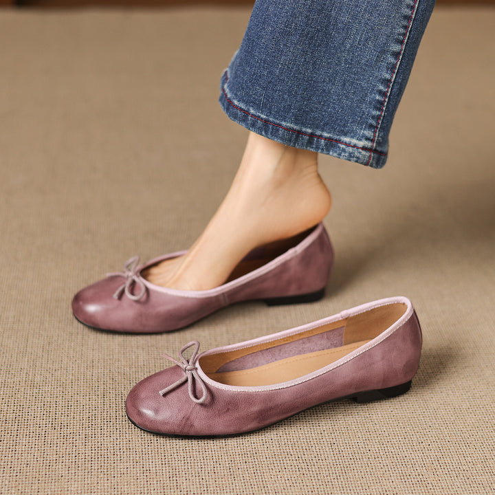 Talla Genuine Leather Flats