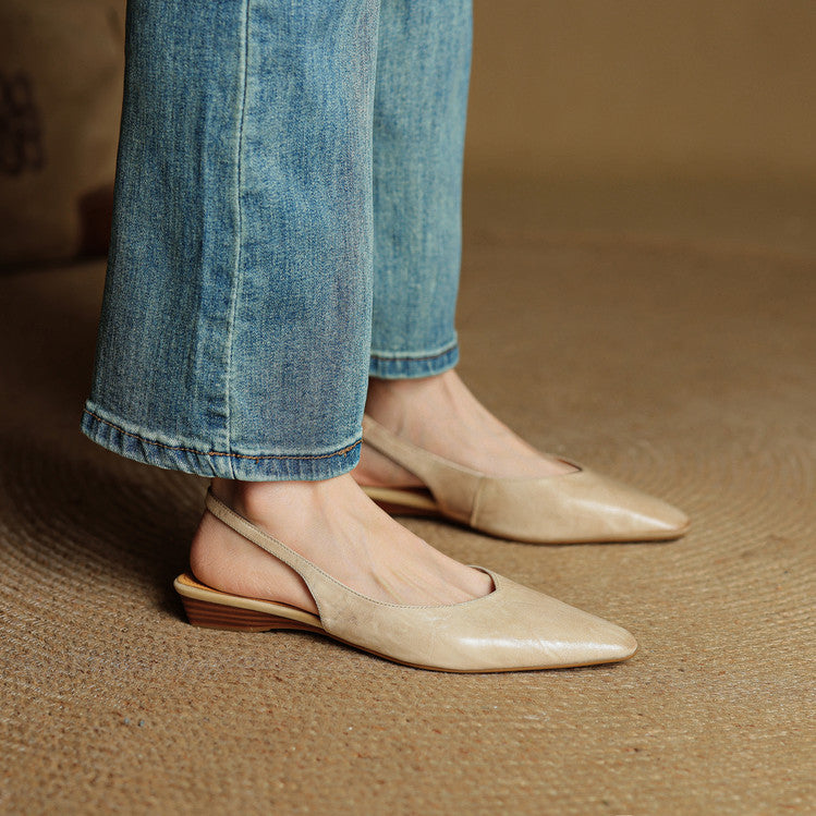 Leira Genuine Leather Mules