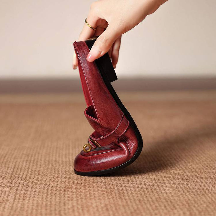 Fiorella Genuine Leather Mules