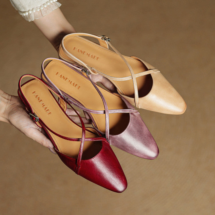 Lori Genuine Leather Flats