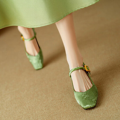 Nara Genuine Leather Heels