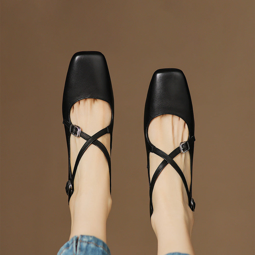 Luma Genuine Leather Heels