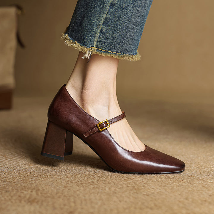 Solmar Genuine Leather Heels