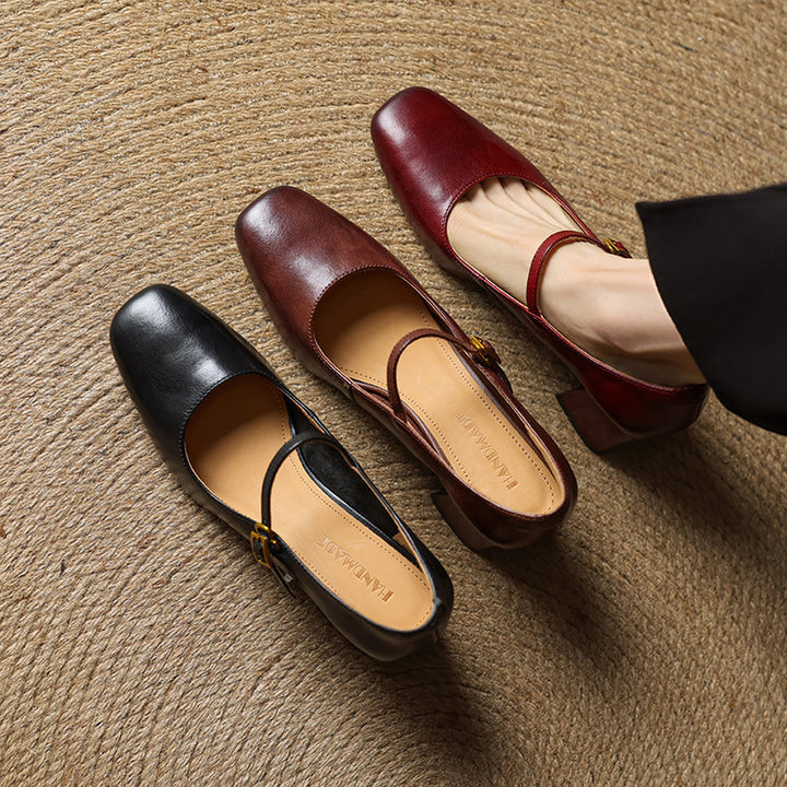 Solmar Genuine Leather Heels